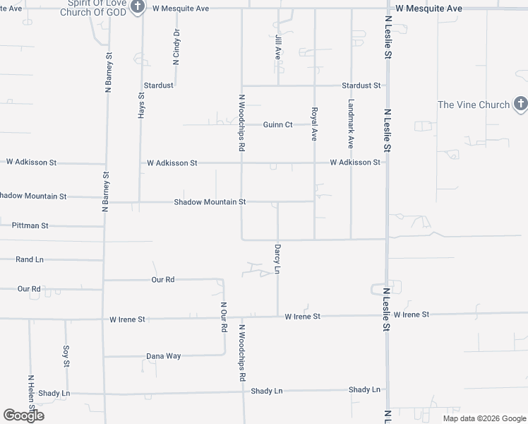 map of restaurants, bars, coffee shops, grocery stores, and more near 2421 Shadow Mountain Street in Pahrump
