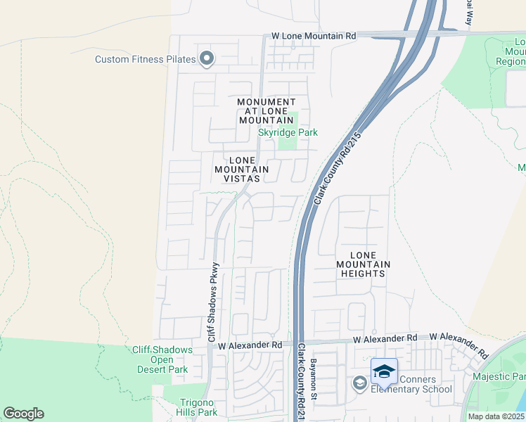 map of restaurants, bars, coffee shops, grocery stores, and more near 10531 Beckaville Avenue in Las Vegas