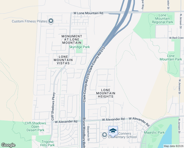 map of restaurants, bars, coffee shops, grocery stores, and more near 4245 Robins Ridge Drive in Las Vegas