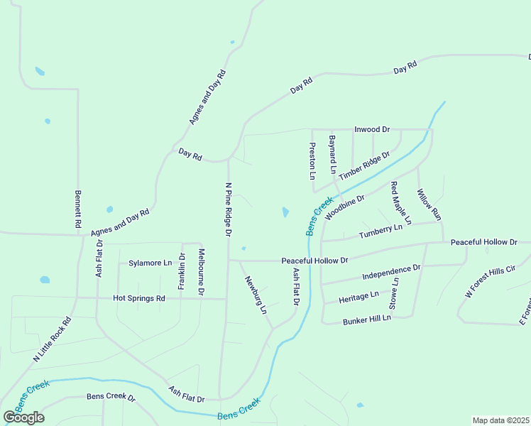 map of restaurants, bars, coffee shops, grocery stores, and more near 1201 Preston Lane in Horseshoe Bend