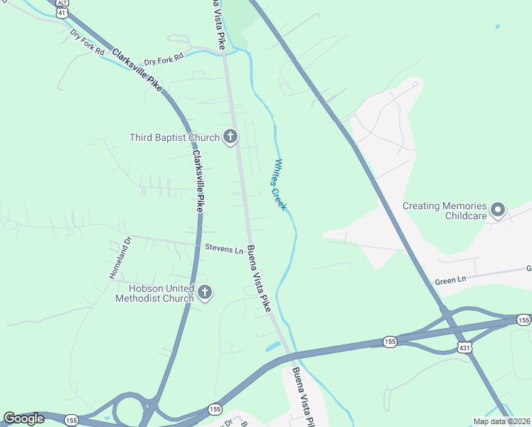 map of restaurants, bars, coffee shops, grocery stores, and more near 5224 Buena Vista Pike in Nashville