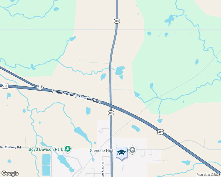 map of restaurants, bars, coffee shops, grocery stores, and more near 10400 North Rose Avenue in Glencoe