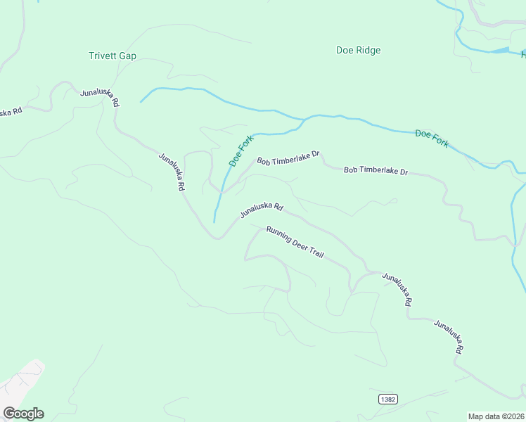 map of restaurants, bars, coffee shops, grocery stores, and more near 2501 Junaluska Road in Boone
