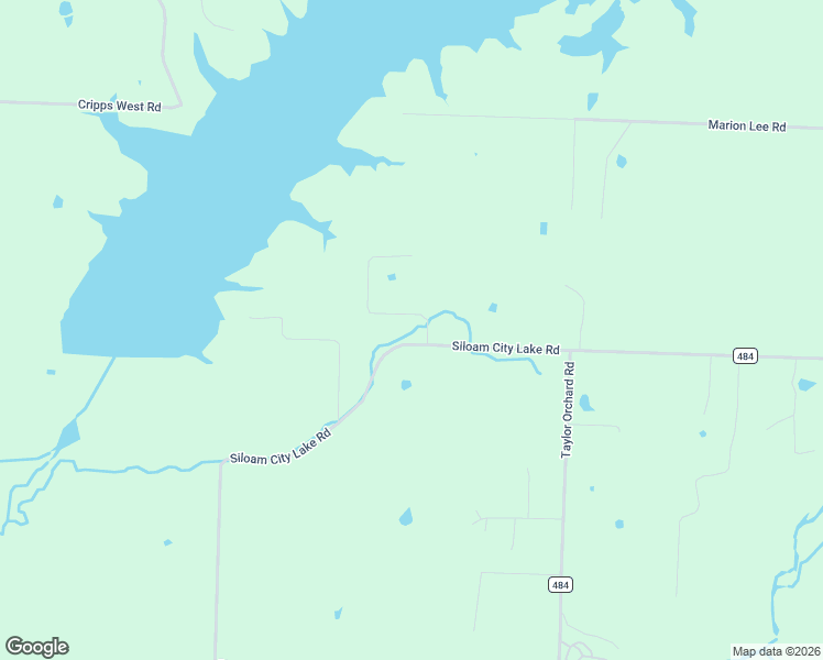 map of restaurants, bars, coffee shops, grocery stores, and more near 13192 Siloam City Lake Road in Gentry