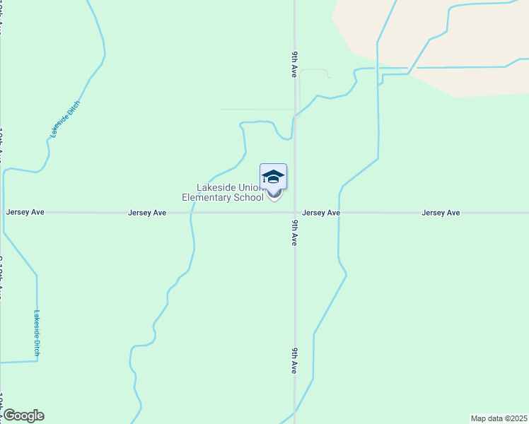 map of restaurants, bars, coffee shops, grocery stores, and more near 9100 Jersey Avenue in Hanford