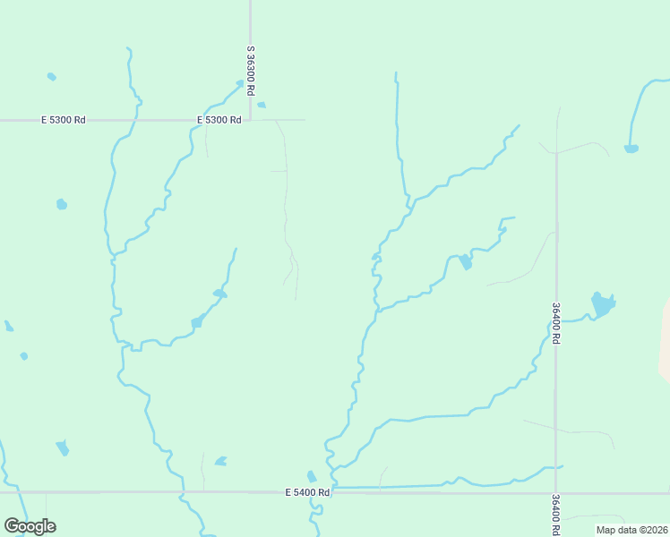 map of restaurants, bars, coffee shops, grocery stores, and more near 53402 South 36325 Road in Cleveland