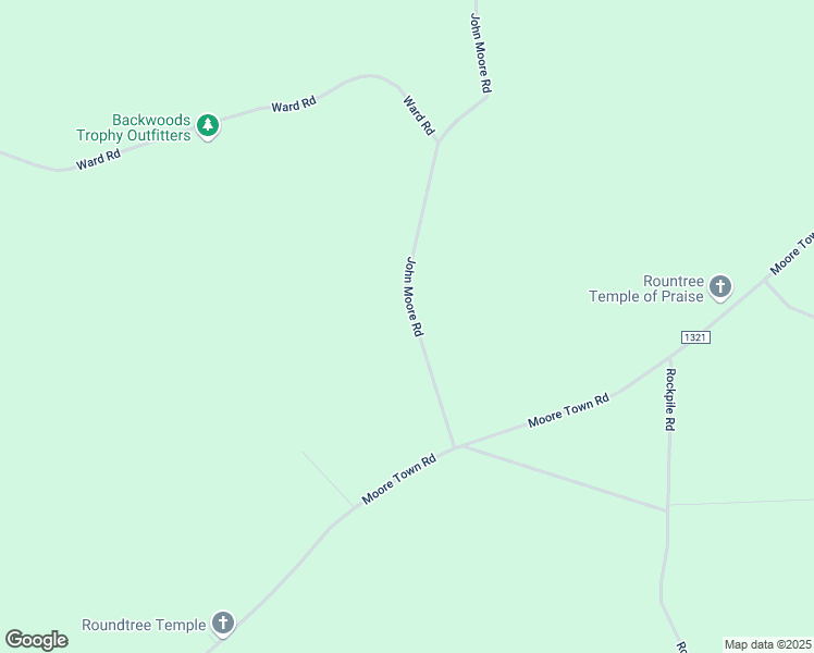map of restaurants, bars, coffee shops, grocery stores, and more near 101-199 Ward Road in Ahoskie