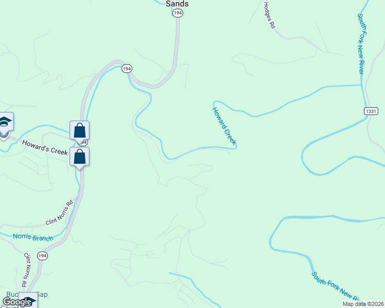 map of restaurants, bars, coffee shops, grocery stores, and more near 517-727 Grouse Covert Road in Boone