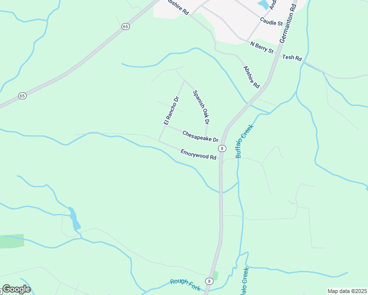 map of restaurants, bars, coffee shops, grocery stores, and more near 2037 Emorywood Road in Rural Hall