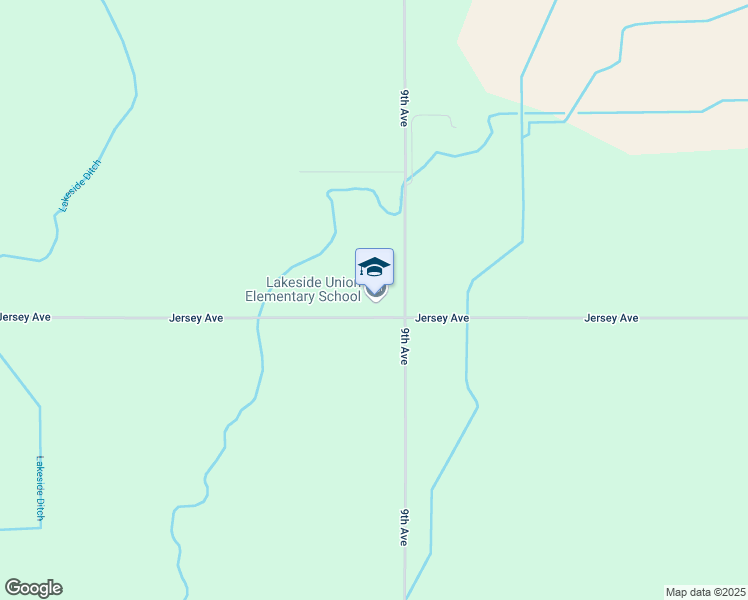 map of restaurants, bars, coffee shops, grocery stores, and more near 9100 Jersey Avenue in Hanford