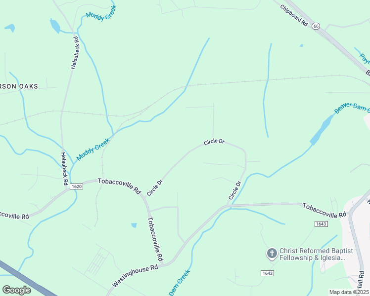 map of restaurants, bars, coffee shops, grocery stores, and more near 8788 Circle Drive in Rural Hall