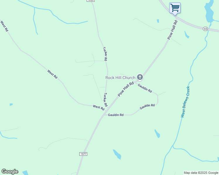 map of restaurants, bars, coffee shops, grocery stores, and more near 7035 Tucker Road in Walnut Cove