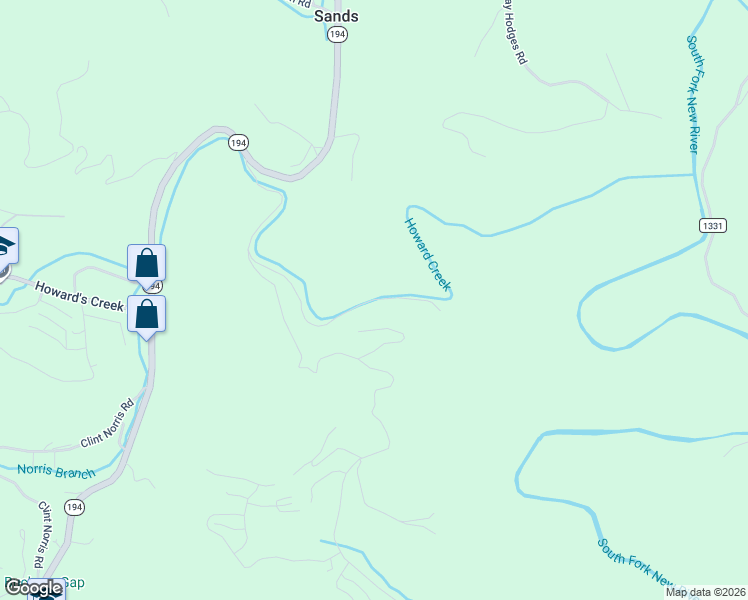 map of restaurants, bars, coffee shops, grocery stores, and more near 517 Grouse Covert Road in Boone