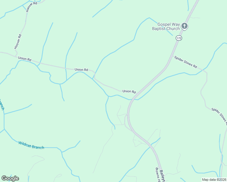 map of restaurants, bars, coffee shops, grocery stores, and more near 235 Union Road in Greeneville