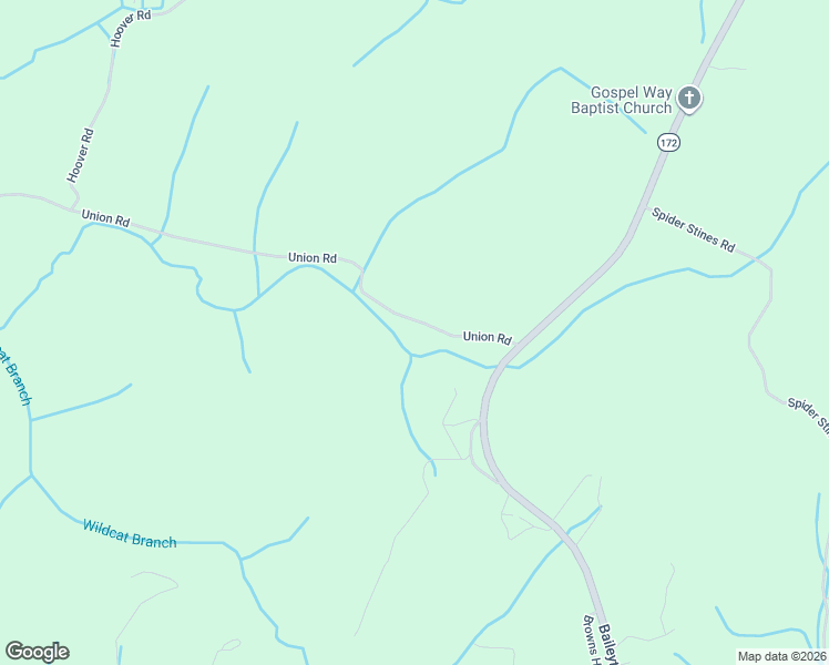 map of restaurants, bars, coffee shops, grocery stores, and more near 235 Union Road in Greeneville