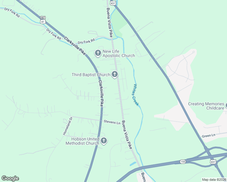 map of restaurants, bars, coffee shops, grocery stores, and more near 5259 Buena Vista Pike in Nashville