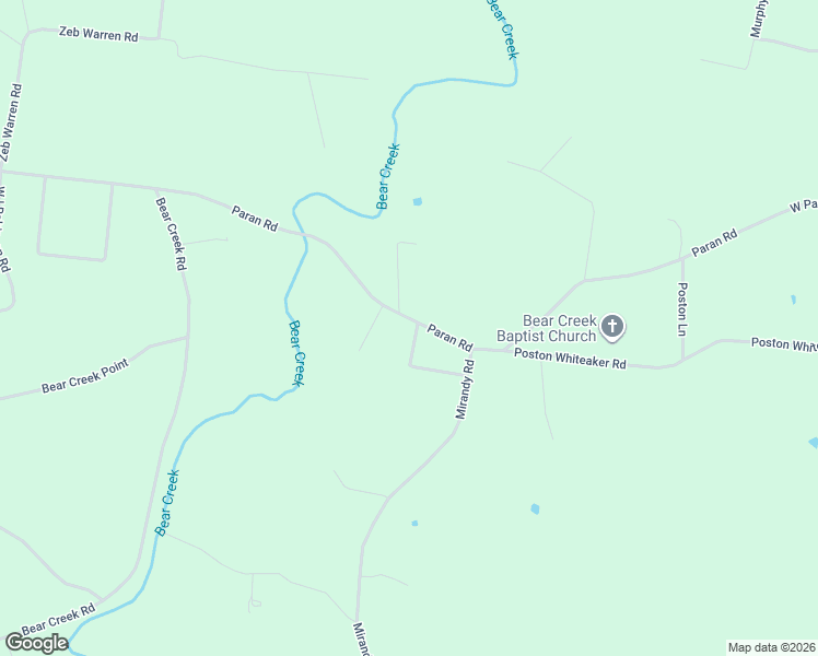 map of restaurants, bars, coffee shops, grocery stores, and more near 2795 Paran Road in Cookeville