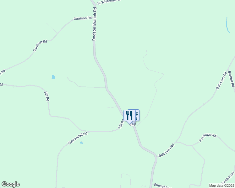 map of restaurants, bars, coffee shops, grocery stores, and more near 5953 Dodson Branch Road in Cookeville