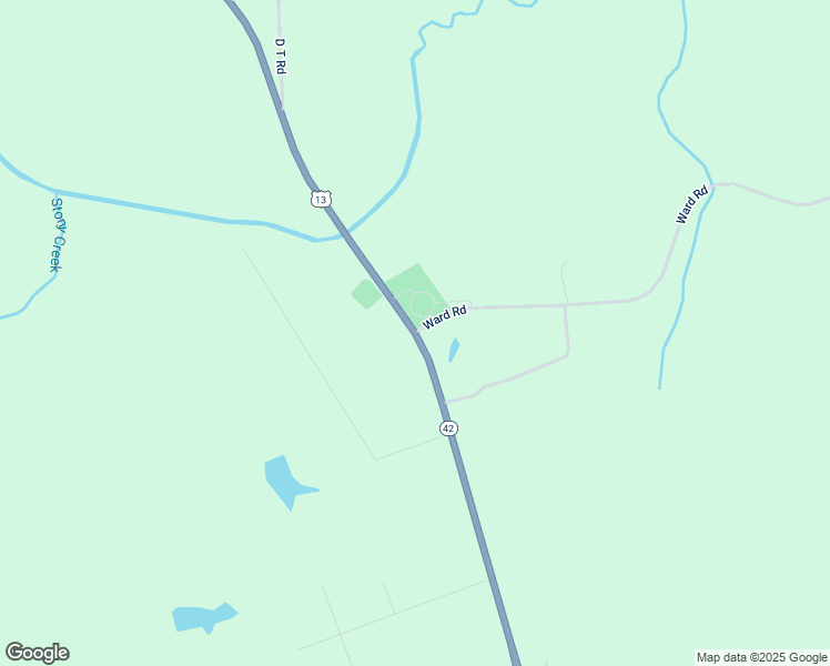 map of restaurants, bars, coffee shops, grocery stores, and more near 101 Ward Road in Ahoskie