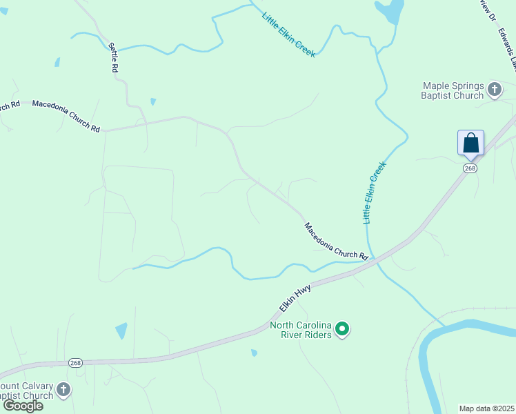 map of restaurants, bars, coffee shops, grocery stores, and more near Macedonia Church Road in Wilkes County