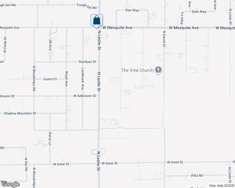 map of restaurants, bars, coffee shops, grocery stores, and more near 1590 Appaloosa Lane in Pahrump
