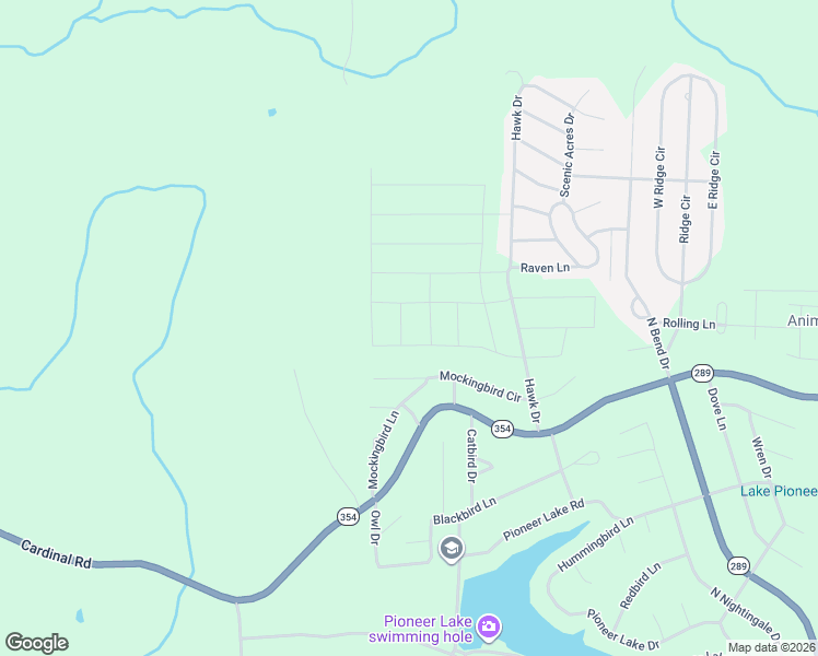 map of restaurants, bars, coffee shops, grocery stores, and more near 1001 Chickadee Street in Horseshoe Bend