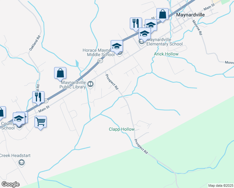 map of restaurants, bars, coffee shops, grocery stores, and more near 137 Bowman Lane in Maynardville
