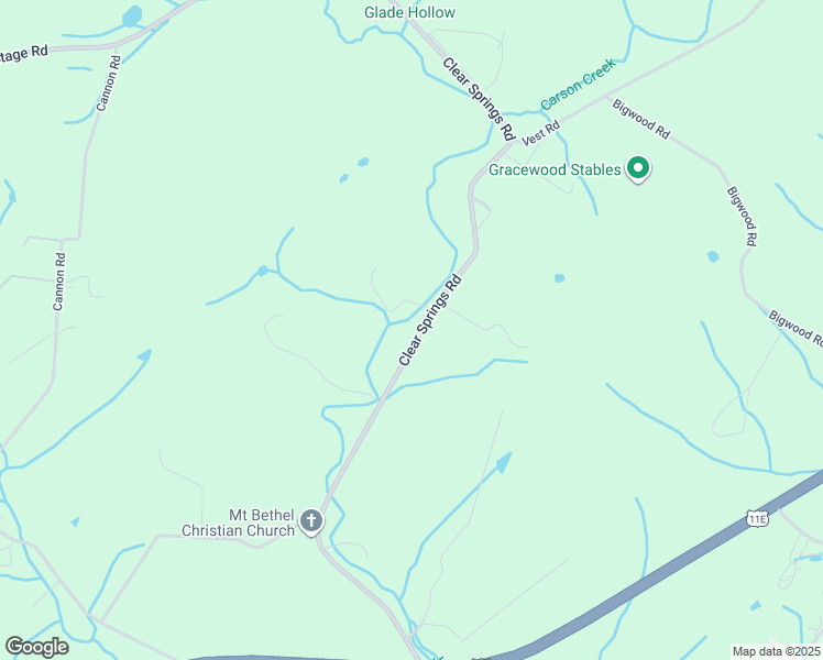 map of restaurants, bars, coffee shops, grocery stores, and more near 825 Clear Springs Road in Limestone