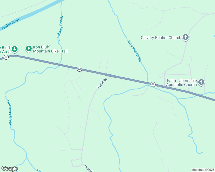 map of restaurants, bars, coffee shops, grocery stores, and more near 4052 Vestal Road in Jonesville