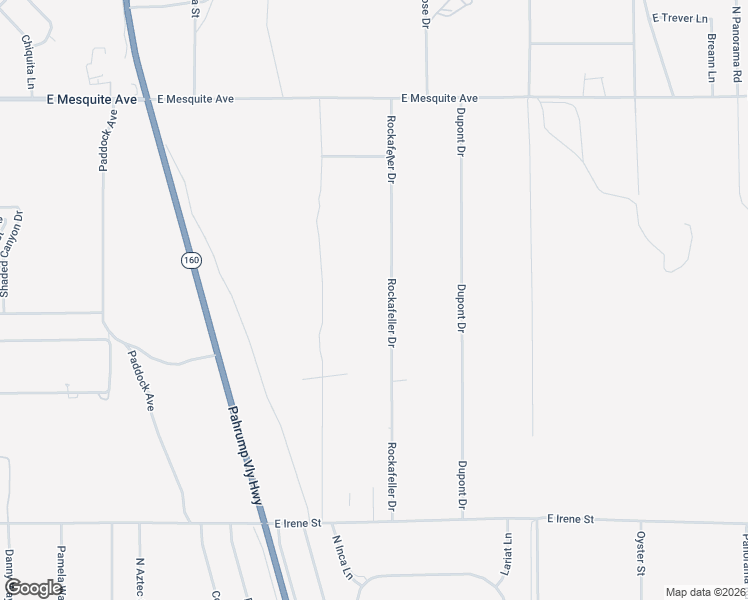 map of restaurants, bars, coffee shops, grocery stores, and more near 1480 Rockafeller Drive in Pahrump