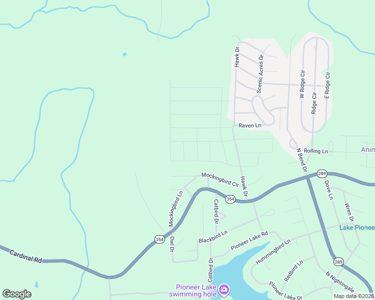 map of restaurants, bars, coffee shops, grocery stores, and more near 1001 Chickadee Street in Horseshoe Bend