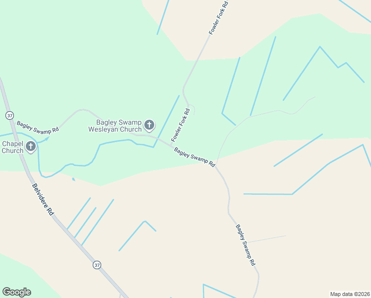 map of restaurants, bars, coffee shops, grocery stores, and more near 329-377 Bagley Swamp Road in Hertford