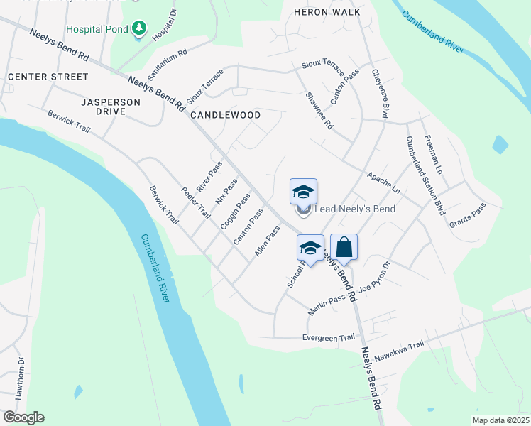 map of restaurants, bars, coffee shops, grocery stores, and more near 701 Canton Pass in Nashville