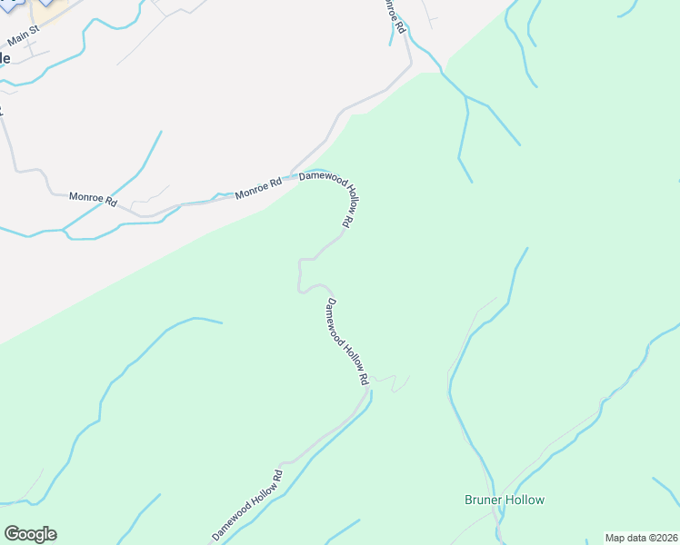map of restaurants, bars, coffee shops, grocery stores, and more near 700 Damewood Hollow Road in Luttrell