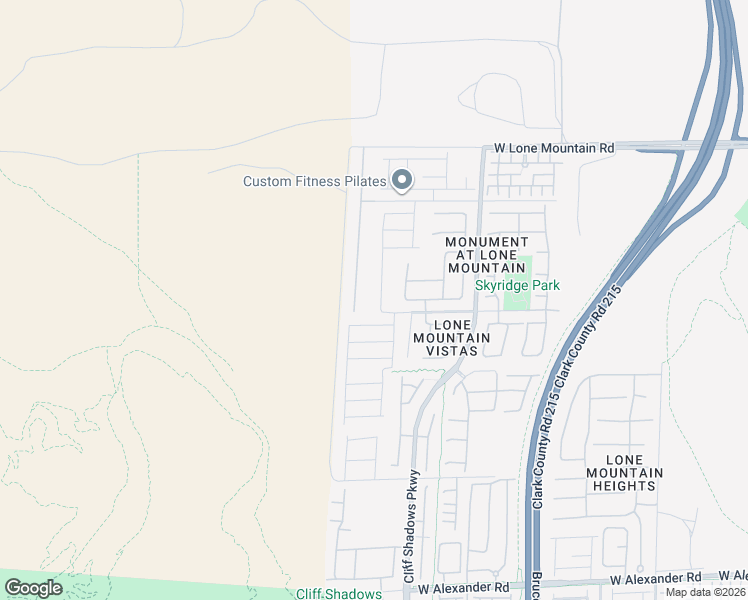 map of restaurants, bars, coffee shops, grocery stores, and more near 4535 North Eagle Nest Peak Street in Las Vegas