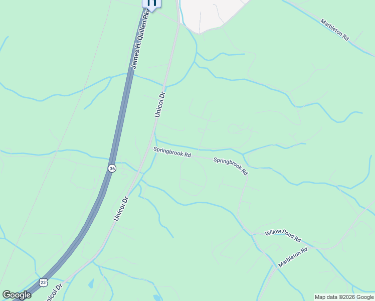 map of restaurants, bars, coffee shops, grocery stores, and more near 107 Shannondale Drive in Unicoi