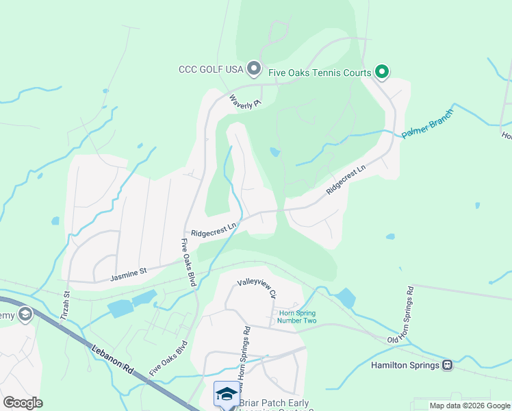 map of restaurants, bars, coffee shops, grocery stores, and more near 100 Glenway Point in Lebanon