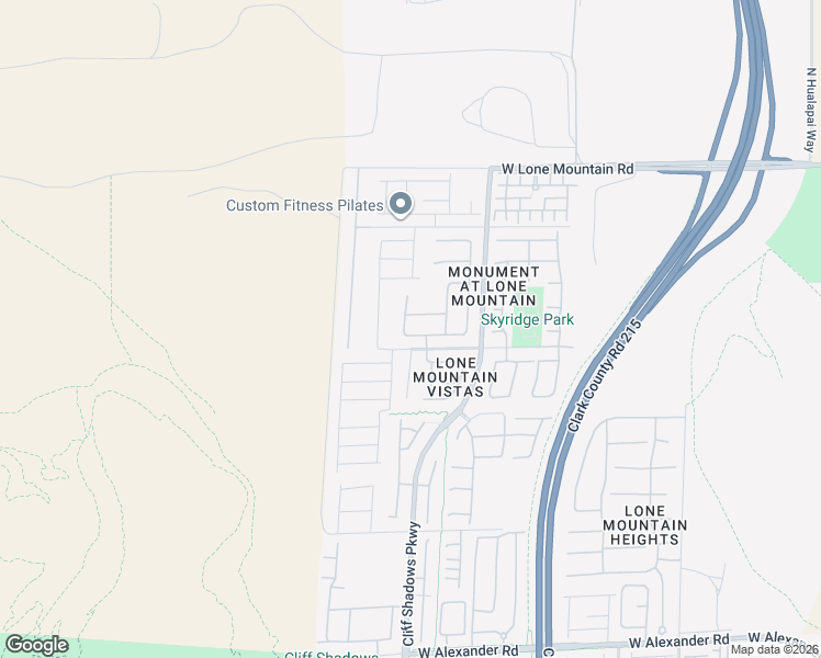 map of restaurants, bars, coffee shops, grocery stores, and more near 10705 Morning Harbor Avenue in Las Vegas