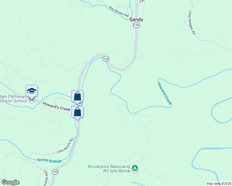 map of restaurants, bars, coffee shops, grocery stores, and more near 171 Grouse Covert Road in Boone