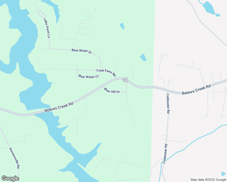 map of restaurants, bars, coffee shops, grocery stores, and more near Blue Hill Drive in Forsyth County