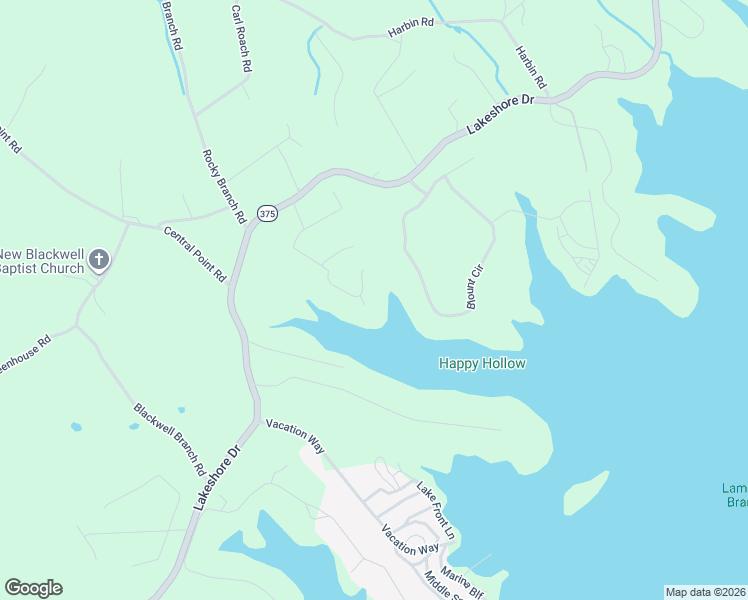 map of restaurants, bars, coffee shops, grocery stores, and more near 374 Cherokee Cove in Rutledge