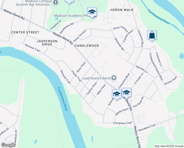 map of restaurants, bars, coffee shops, grocery stores, and more near 701 Coggin Pass in Nashville