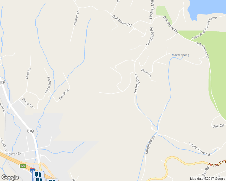 map of restaurants, bars, coffee shops, grocery stores, and more near 416 Easterly Circle in Rocky Top