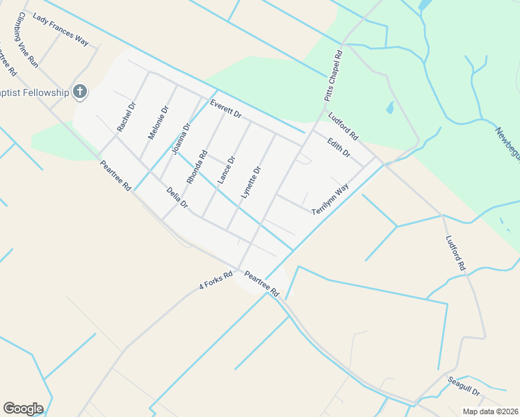 map of restaurants, bars, coffee shops, grocery stores, and more near 612 Pitts Chapel Road in Elizabeth City