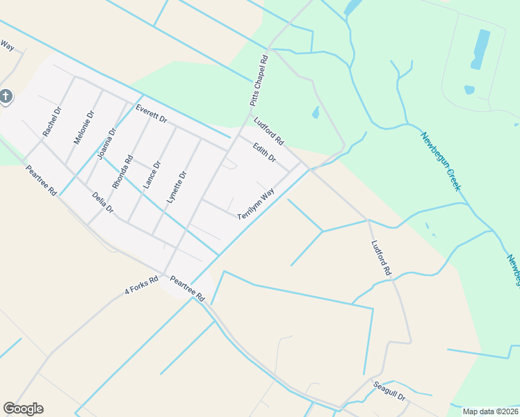 map of restaurants, bars, coffee shops, grocery stores, and more near 117 Terrilynn Way in Elizabeth City