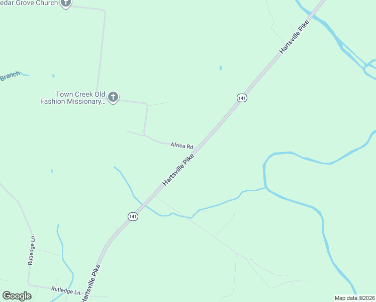 map of restaurants, bars, coffee shops, grocery stores, and more near 2834 Hartsville Pike in Lebanon