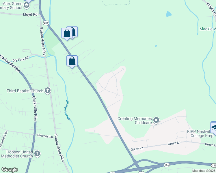 map of restaurants, bars, coffee shops, grocery stores, and more near 341 Parmley Lane in Nashville