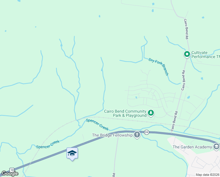 map of restaurants, bars, coffee shops, grocery stores, and more near 5211 U.S. 70 in Lebanon