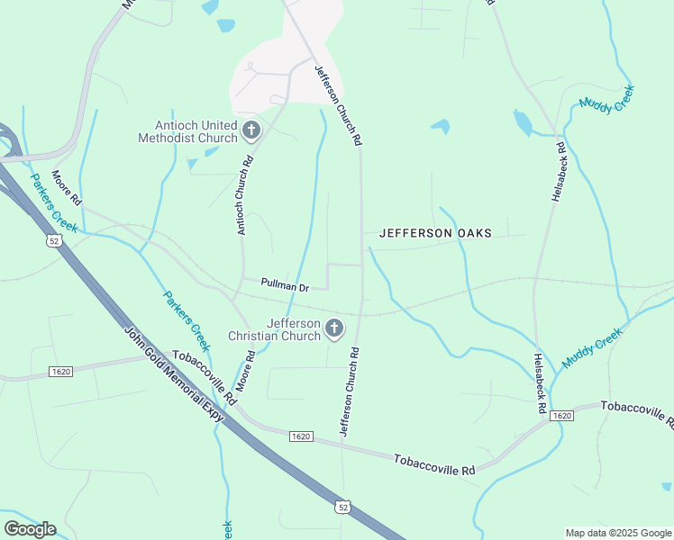map of restaurants, bars, coffee shops, grocery stores, and more near 8400 Coachman Lane in Rural Hall