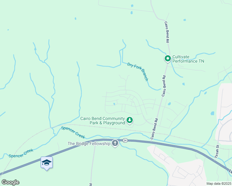 map of restaurants, bars, coffee shops, grocery stores, and more near 393 Cairo Bend Road in Lebanon